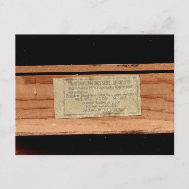 australian apricots postcard (Front)