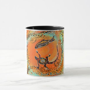 AUSTRALIAN ART MUG
