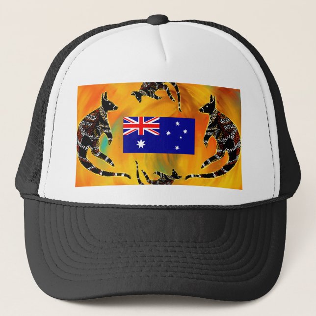 AUSTRALIAN ART  TRUCKER HAT (Front)