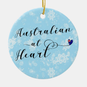 Australian at Heart, Christmas Tree Ornament