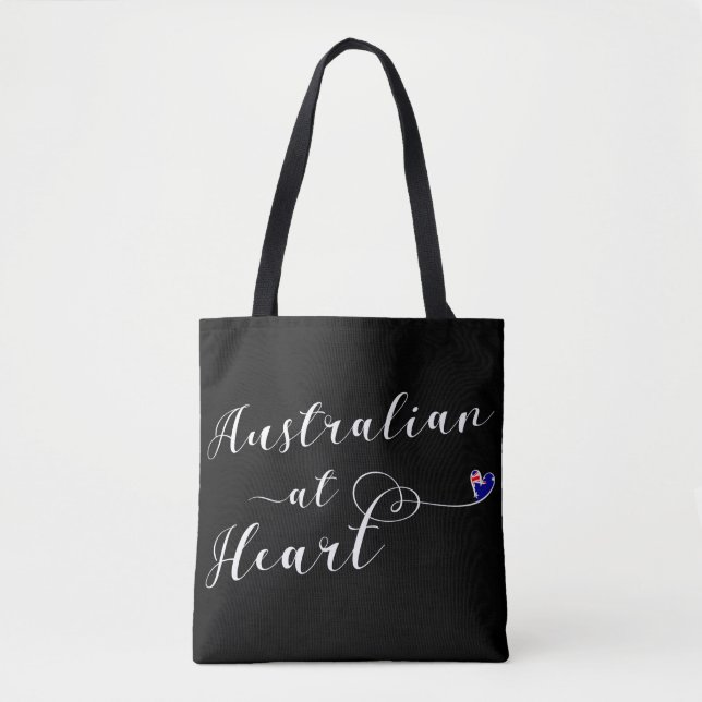 Australian At Heart Grocery Bag, Aus Tote Bag (Front)