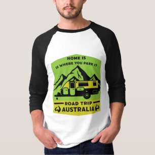 Australian Aussie Caravan Caravanning Summer T-Shirt