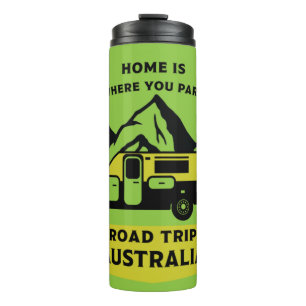 Australian Aussie Caravan Caravanning Summer Thermal Tumbler