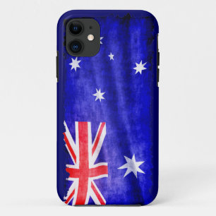 Australian, Aussie Flag, Downunder Patriotic Flag iPhone 11 Case
