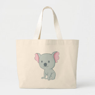 Australian Baby Koala Bear Large Tote Bag