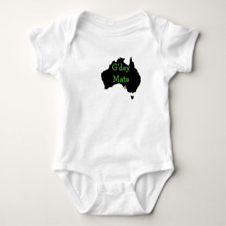Australian Baby Romper G'Day Mate Baby Bodysuit