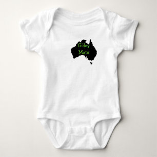 Australian Baby Romper G'Day Mate Bodysuit