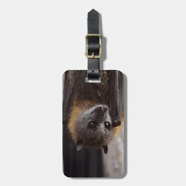 Australian Bat Luggage Tag (Front Vertical)