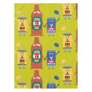 Australian Beer lovers And Drinkers Tablecloth
