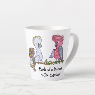 Australian bird fun novelty latte mug