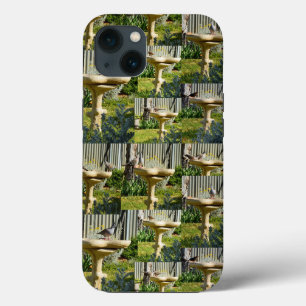 Australian Birds On A Bird Bath, iPhone 13 Case