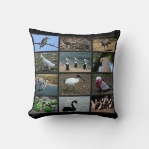 Australian Birdwatchers Collage Cushion