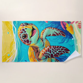 Australian Boho Turtle Beach Towel | Sunny