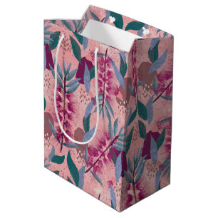 Australian Bottlebrush floral Medium Gift Bag