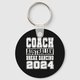 Australian Break Dancing Coach Funny Matching Crew Key Ring