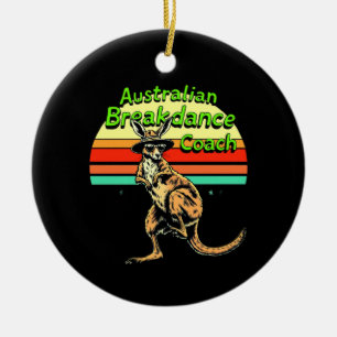 Australian Breakdance Coach Hip Hop & Breakdance Ceramic Ornament