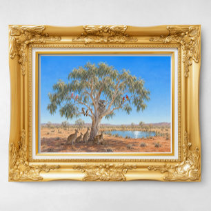 Australian Bush Wildlife Gathering Poster