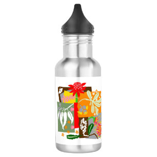 Australian BUSHLAND native flora - 532 Ml Water Bottle