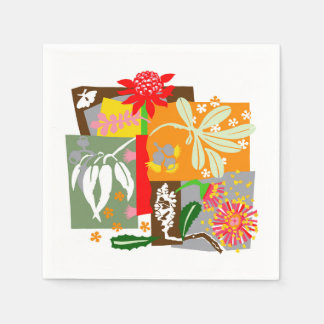 Australian BUSHLAND native flora - Napkin