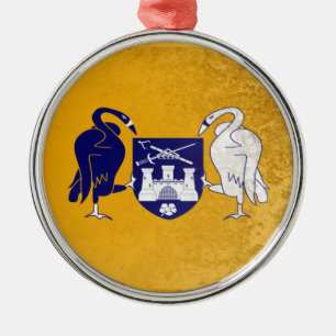 Australian Capital Territory Metal Ornament