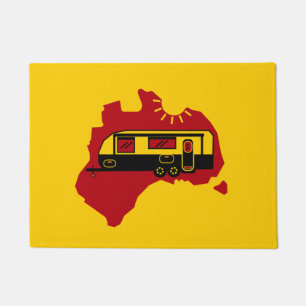 Australian Caravan Camping Doormat