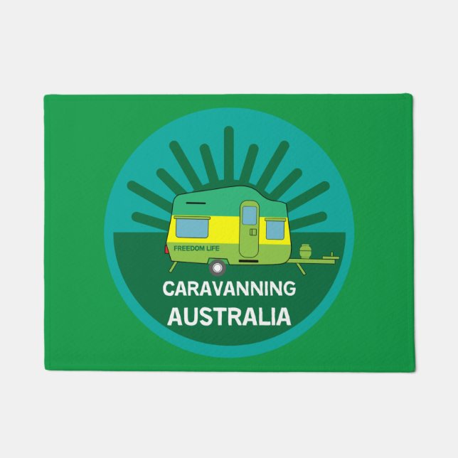 Australian Caravanning | Aussie Caravaner | Camp T Doormat (Front)