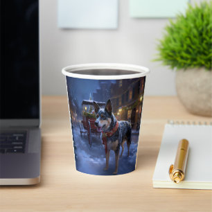 Australian Cattle Christmas Festive Season  Paper Cups
