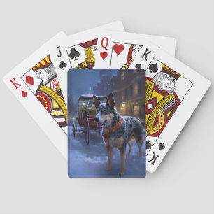 Australian Cattle Christmas Festive Season Playing Cards