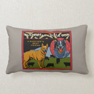 Australian Cattle Dog - A Rancher's Best Friend Lumbar Cushion
