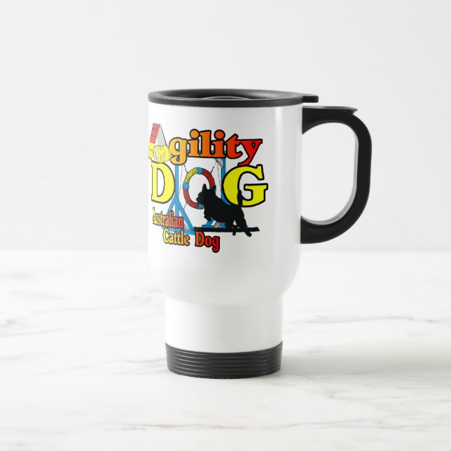 Australian Cattle Dog Agility Travel Mug (Right)