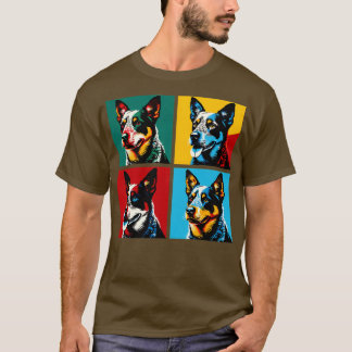 Australian Cattle Dog Art Dog Lover T-Shirt