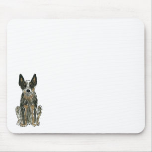 Australian Cattle Dog Blue Heeler ACD Art Mouse Pad