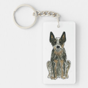 Australian Cattle Dog Blue Heeler ACD Key Ring