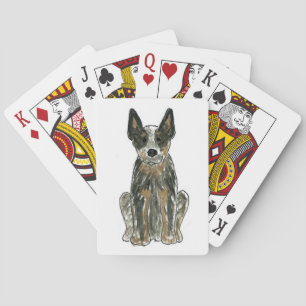 Australian Cattle Dog Blue Heeler Playing Cards