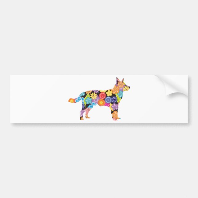 Australian Cattle Dog Bumper Sticker (Front)
