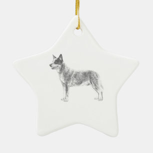 Australian Cattle Dog Ceramic Ornament