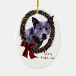 Australian Cattle Dog Christmas Gifts Ornament