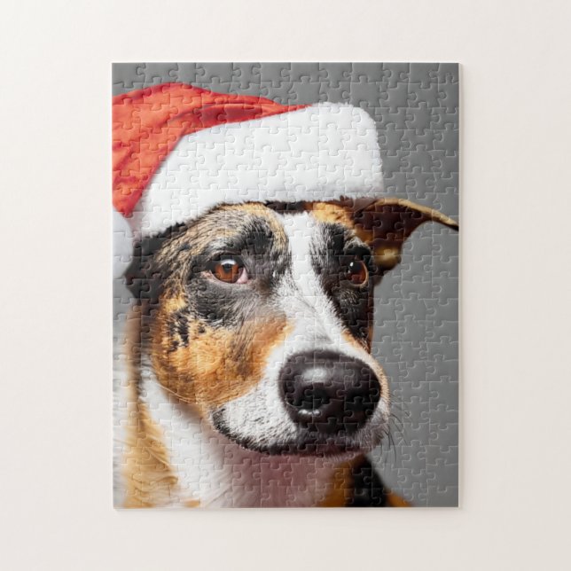Australian Cattle Dog Christmas Jigsaw Puzzle (Vertical)