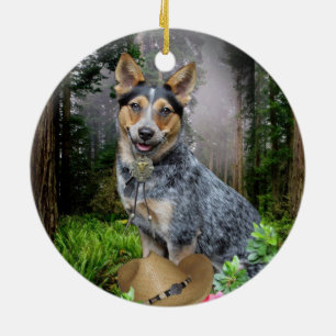 Australian Cattle Dog Christmas Ornaments