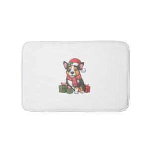 Australian Cattle Dog Christmas Parties Holiday Sa Bath Mat