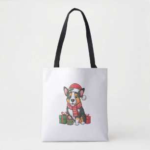 Australian Cattle Dog Christmas Parties Holiday Sa Tote Bag