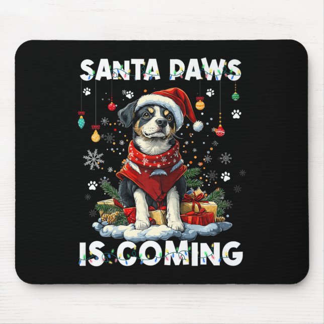 Australian Cattle Dog Christmas Tree Decorations D Mouse Pad (Front)