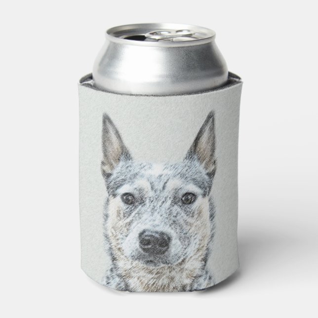 Australian Cattle Dog - Cute Original Dog Art Can Cooler (Can Front)