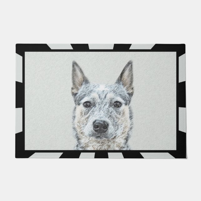 Australian Cattle Dog - Cute Original Dog Art Doormat (Front)
