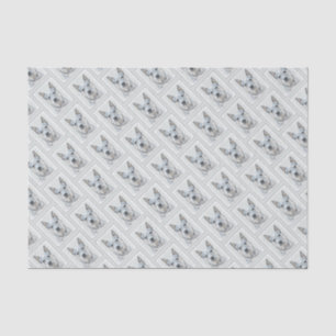 Australian Cattle Dog - Cute Original Dog Art Tissue Paper