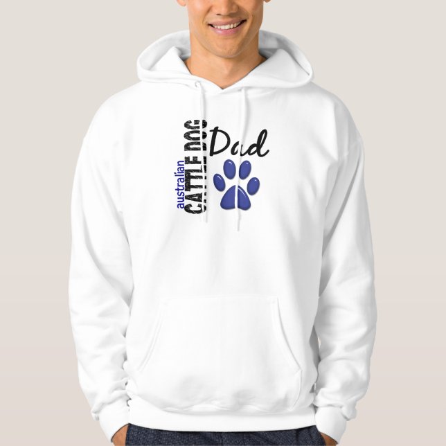 Australian Cattle Dog Dad 2 Hoodie (Front)