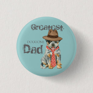 Australian Cattle Dog Dad 3 Cm Round Badge