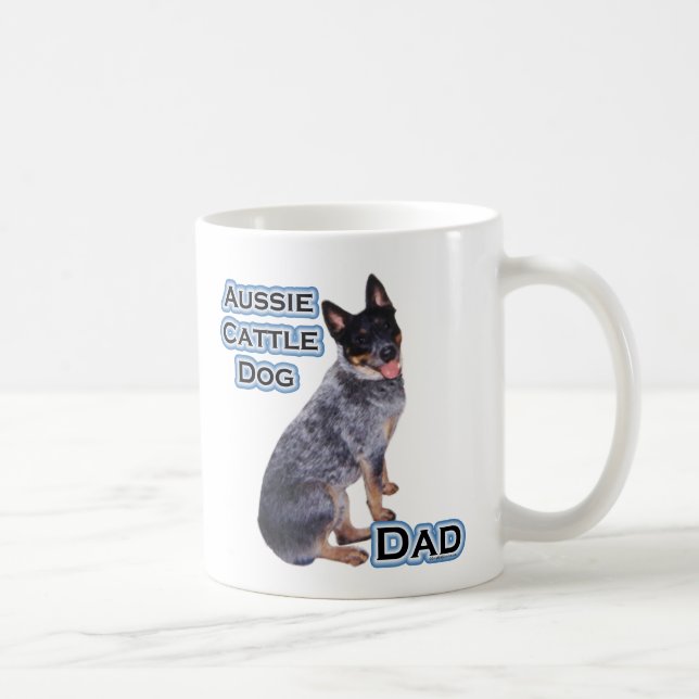 Australian Cattle Dog Dad 4 Coffee Mug (Right)
