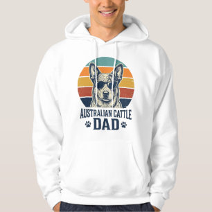 Australian Cattle Dog Dad Vintage Sunset Shirt_1 Hoodie