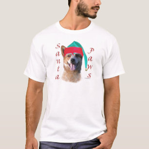 Australian Cattle Dog Dog Santa Paws T-Shirt